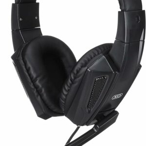 XO Cuffie da gaming Virtual 3D Auricolari Musica Game Stereo Cuffie con Microfono Surround Sound Nero